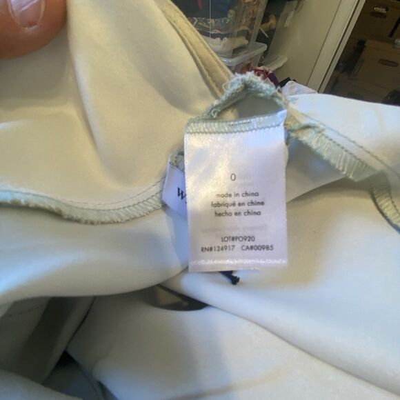 WeWoreWhat Slip Maxi Satin Dress XS Rainbow Babydoll Flowing Tiered Dainty Party - Picture 6 of 11